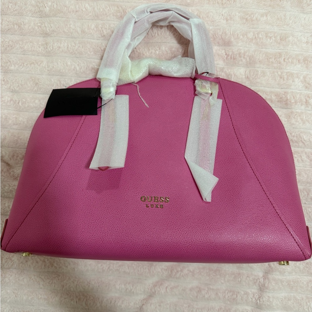 GUESS Fuchsia Satchel Bag